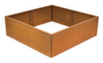 Vyvýšený záhon G21 102 x 32 x 102 cm, Corten – Obrázok 3