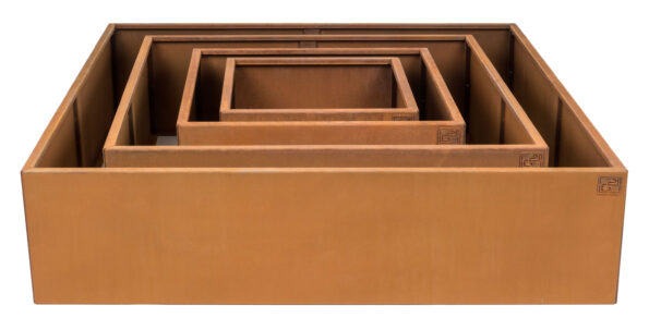 Vyvýšený záhon G21 102 x 32 x 102 cm, Corten – Obrázok 9
