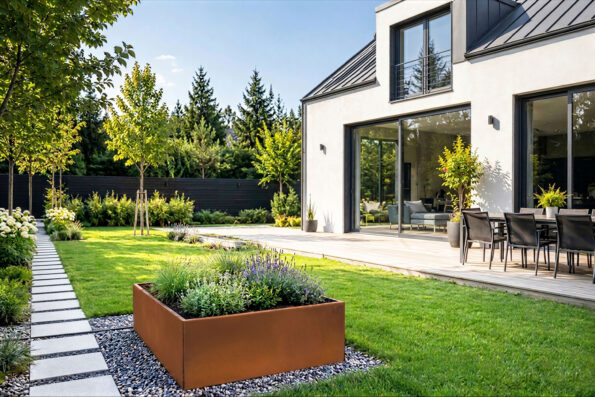 Vyvýšený záhon G21 70 x 32 x 70 cm, Corten – Obrázok 11