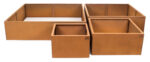 Vyvýšený záhon G21 70 x 32 x 70 cm, Corten – Obrázok 8