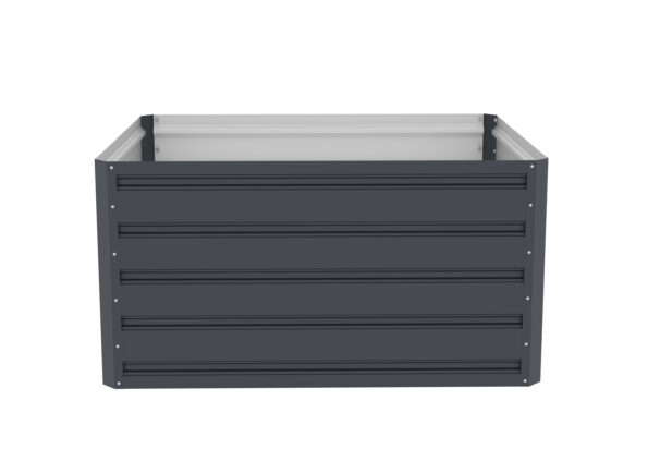 Vyvýšený záhon G21 Daisy 100 x 80 x 52 cm, plechový, antracitový – Obrázok 3