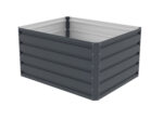 Vyvýšený záhon G21 Daisy 100 x 80 x 52 cm, plechový, antracitový – Obrázok 4