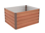 Vyvýšený záhon G21 Daisy 100 x 80 x 52 cm, plechový, hnedý – Obrázok 2