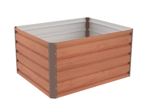 Vyvýšený záhon G21 Daisy 100 x 80 x 52 cm, plechový, hnedý – Obrázok 2