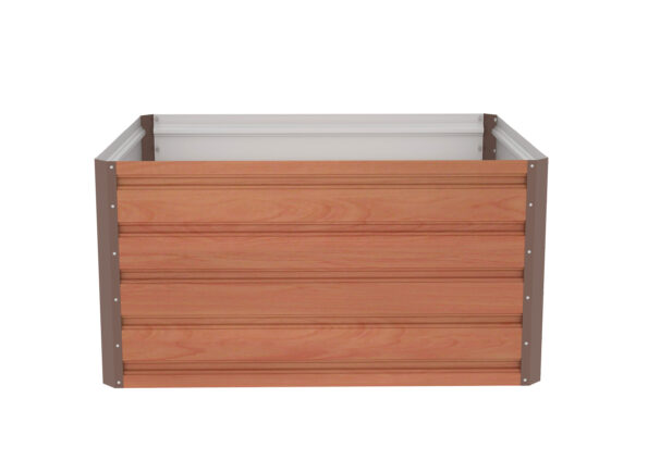 Vyvýšený záhon G21 Daisy 100 x 80 x 52 cm, plechový, hnedý – Obrázok 3