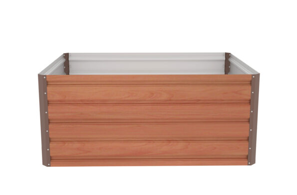 Vyvýšený záhon G21 Daisy 120 x 90 x 52 cm, plechový, hnedý – Obrázok 3