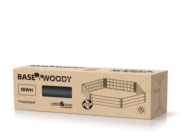 Vyvýšený záhon Prosperplast BASE WOODY hnedý 148 cm – Obrázok 3