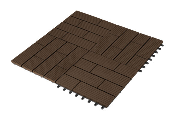 WPC dlaždice G21 Samoa Indický teak 2,3 x 30 x 30 cm – Obrázok 4