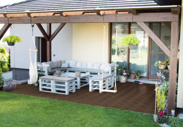 WPC dlaždice G21 Samoa Indický teak 2,3 x 30 x 30 cm – Obrázok 6
