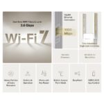 WiFi extender TP-Link Mercusys ME25BE AP/Extender/Repeater, WiFi7,  BE3600, 1x GLAN – Obrázok 3