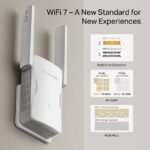 WiFi extender TP-Link Mercusys ME25BE AP/Extender/Repeater, WiFi7,  BE3600, 1x GLAN – Obrázok 4