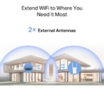 WiFi extender TP-Link Mercusys ME25BE AP/Extender/Repeater, WiFi7,  BE3600, 1x GLAN – Obrázok 6