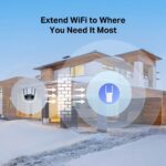 WiFi extender TP-Link Mercusys ME80X AP/Extender/Repeater - AX3000, 1x GLAN – Obrázok 4