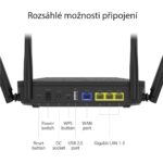 WiFi router Asus RT-AX53U WiFi 6, 3x GLAN, 1x GWAN, USB – Obrázok 2