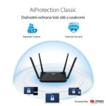 WiFi router Asus RT-AX53U WiFi 6, 3x GLAN, 1x GWAN, USB – Obrázok 3
