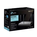 WiFi router TP-Link Archer BE220 BE3600, WiFi 7, 1x GWAN, 4x GLAN, USB, 2,4/5/6GHz, EasyMesh – Obrázok 4