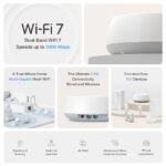 WiFi router TP-Link Deco BE25(1-pack) BE3600, WiFi 7, 2x 2.5GLAN, USB, 2,4/5/6GHz – Obrázok 3