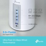 WiFi router TP-Link Deco BE65(1-pack) BE9300, WiFi 7, 4x 2.5GLAN, USB, 2,4/5/6GHz – Obrázok 5