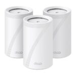 WiFi router TP-Link Deco BE65(3-pack) BE9300, WiFi 7, 4x 2.5GLAN, USB, 2,4/5/6GHz
