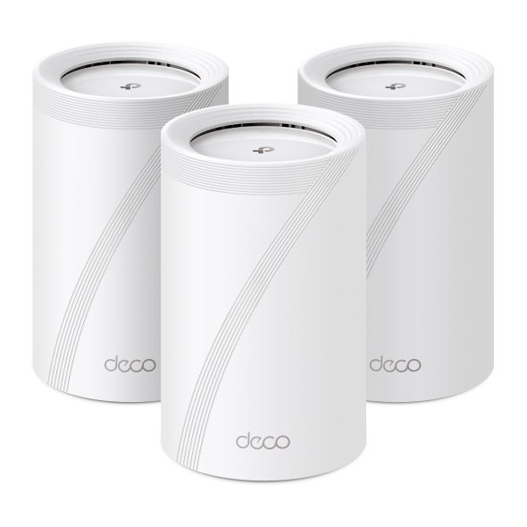 WiFi-router-TP-Link-Deco-BE653-pack-BE9300-WiFi-7-4x-2.5GLAN-USB-2456GHz WiFi router TP-Link Deco BE65(3-pack) BE9300, WiFi 7, 4x 2.5GLAN, USB, 2,4/5/6GHz – Obrázok 1