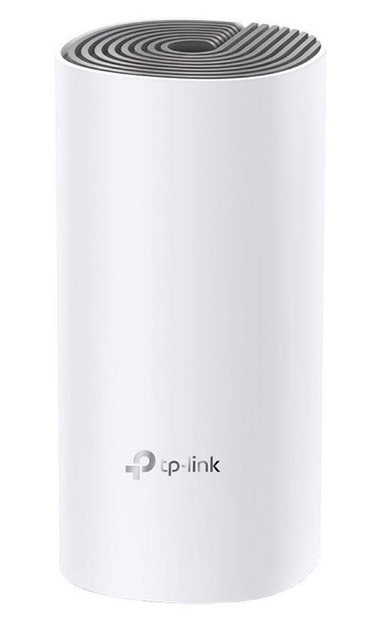 WiFi-router-TP-Link-Deco-E4-1-Pack-2x-LAN-300Mbps-24GHz-867Mbps-5GHz WiFi router TP-Link Deco E4 (1-Pack) 2x LAN/ 300Mbps 2,4GHz/ 867Mbps 5GHz – Obrázok 1