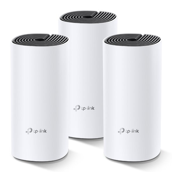 WiFi-router-TP-Link-Deco-M4-3-Pack-2x-GLAN-300Mbps-24GHz-867Mbps-5GHz WiFi router TP-Link Deco M4 (3-Pack) 2x GLAN/ 300Mbps 2,4GHz/ 867Mbps 5GHz – Obrázok 1
