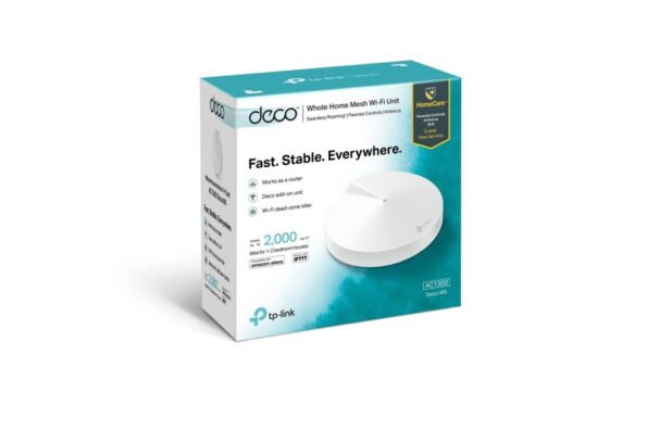 WiFi router TP-Link Deco M5 (1-pack) 2x GLAN, 1x USB/ 400Mbps 2,4GHz/ 867Mbps 5GHz – Obrázok 7