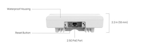 WiFi router TP-Link EAP725-Outdoor vonkajší AP, Wi-Fi 7 1× 2,5G LAN, 2,4 a 5 GHz, BE3600, BT 5.2, Omada SDN – Obrázok 8