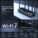 WiFi router TP-Link MERCUSYS MR47BE BE9300 WiFi 7, 3x 2.5GLAN, 1x 2.5GWAN, 2,4/5/6GHz – Obrázok 3