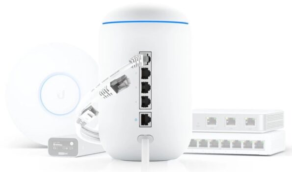 WiFi router Ubiquiti UniFi Dream Machine 5x GLan, unifi Controller, Gateway, 2,4/5GHz – Obrázok 2