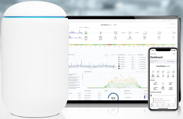 WiFi router Ubiquiti UniFi Dream Machine 5x GLan, unifi Controller, Gateway, 2,4/5GHz – Obrázok 8