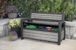 Záhradná lavica Keter Deco Garden Bench Storm grey – Obrázok 2