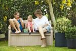 Záhradná lavica Keter Eden Garden Bench 265L béžová – Obrázok 4