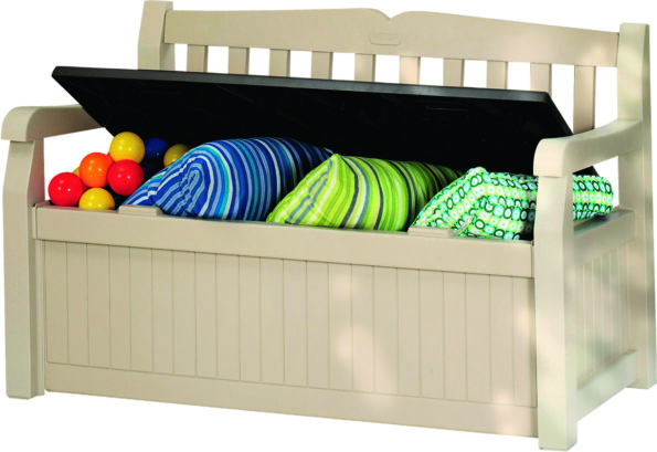 Záhradná lavica Keter Eden Garden Bench 265L béžová – Obrázok 5
