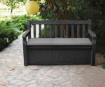 Záhradná lavica Keter Eden Garden Bench 265L šedá – Obrázok 2
