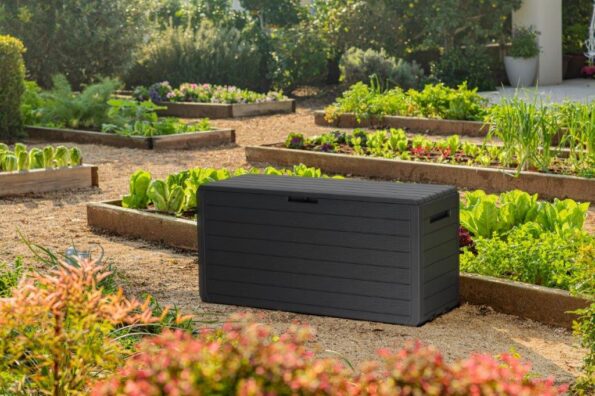 Záhradný box Keter Atlas 270 l grafitový – Obrázok 3