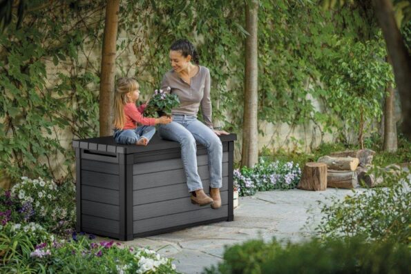 Záhradný box Keter Cortina 380 L šedý – Obrázok 2