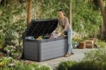 Záhradný box Keter Cortina 570 L šedý – Obrázok 3