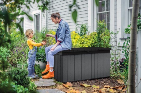 Záhradný box Keter Darwin 570L šedý – Obrázok 4
