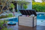 Záhradný box Keter Deco 870 l storm grey – Obrázok 2