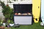Záhradný box Keter Denali DuoTech 380L šedo-hnedý – Obrázok 3