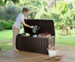 Záhradný box Keter Glenwood 390L hnedý – Obrázok 2