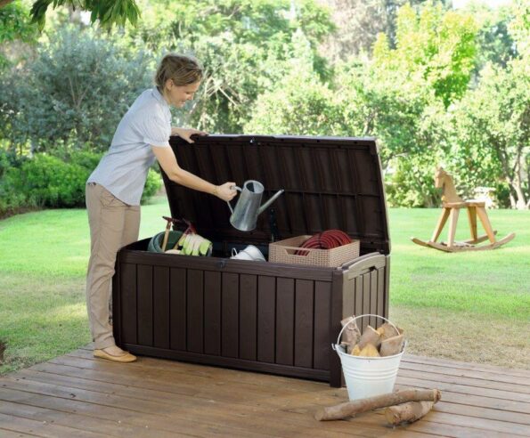 Záhradný box Keter Glenwood 390L hnedý – Obrázok 2