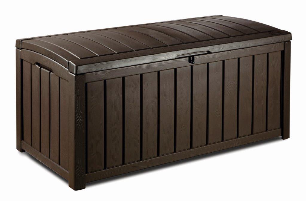 Zahradny-box-Keter-Glenwood-390L-hnedy Záhradný box Keter Glenwood 390L hnedý – Obrázok 1
