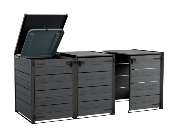 Záhradný box Keter Hide Away na popolnice rozšírenie 240 l – Obrázok 2