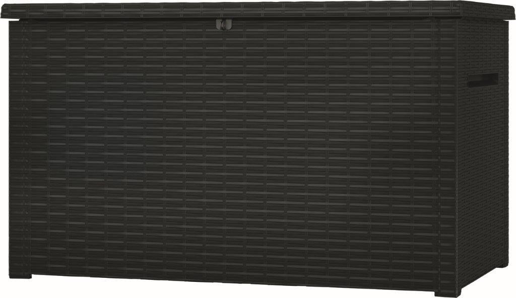 Zahradny-box-Keter-Java-870-L-ratan-grafitovy Záhradný box Keter Java 870 L ratan grafitový – Obrázok 1