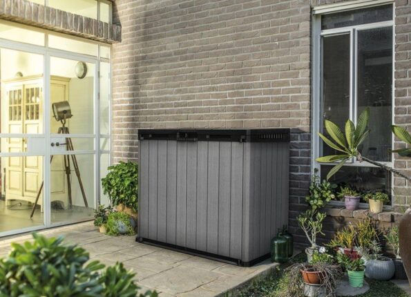 Záhradný box Keter SIO Darwin 1150 l šedý – Obrázok 2