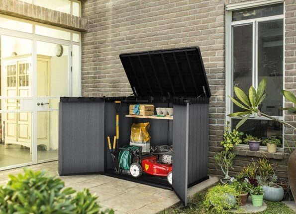 Záhradný box Keter SIO Darwin 1150 l šedý – Obrázok 4
