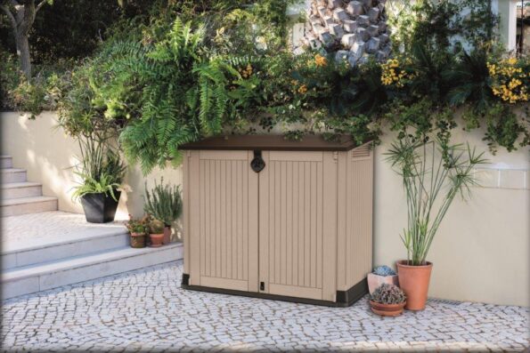Záhradný box Keter STORE-IT-OUT MIDI (new) béžový / hnedý – Obrázok 2