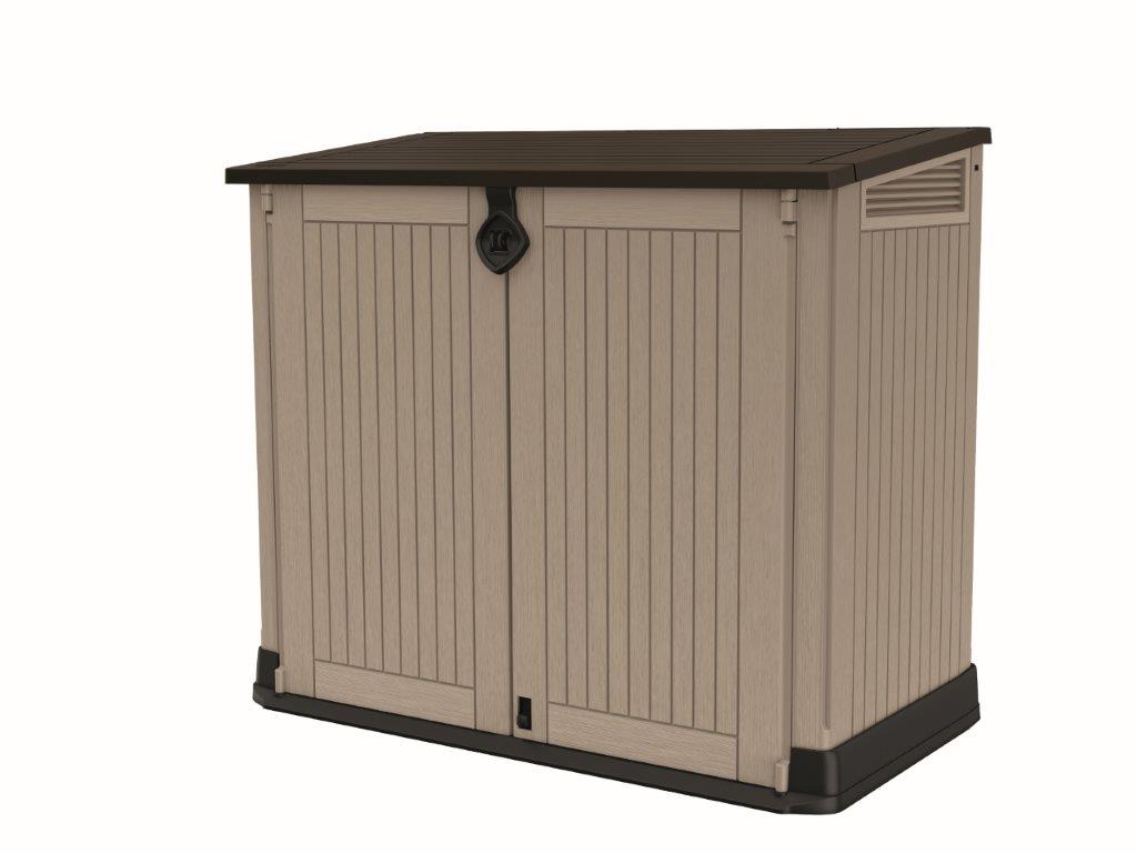 Zahradny-box-Keter-STORE-IT-OUT-MIDI-new-bezovy-hnedy Záhradný box Keter STORE-IT-OUT MIDI (new) béžový / hnedý – Obrázok 1